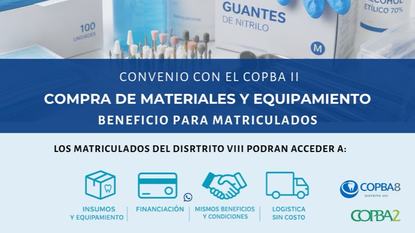 Convenio con el Distrito II | Beneficio para la compra de materiales